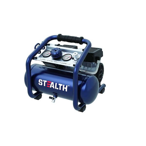 Aven 2 Gal, 3/4HP, Quiet, Oil Free, Hotdog, Air Compressor. 125 psi, 120 V SAQ-1234 - main